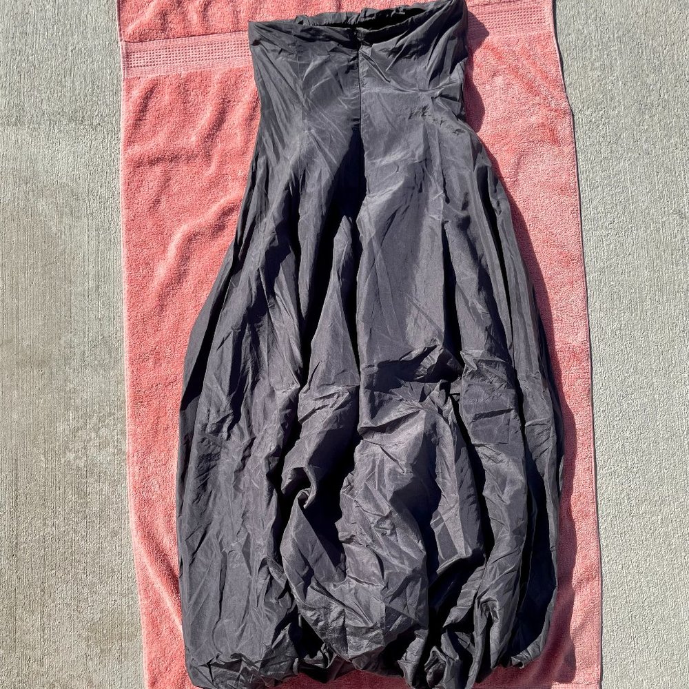 Authentic Donna Karan Collection Vintage Dress Gray Strapless US 4 - Picture 2 of 6